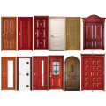 Good Quality Solid Wood Door with Glass (SC-W061)